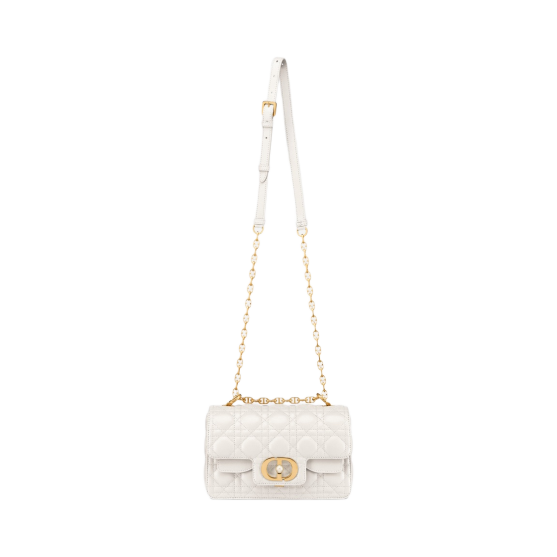 디올 스몰 졸리 탑 핸들백 까나쥬 카프스킨 라떼(Dior Small Jolie Top Handle Bag Cannage Calfskin Latte) - 4