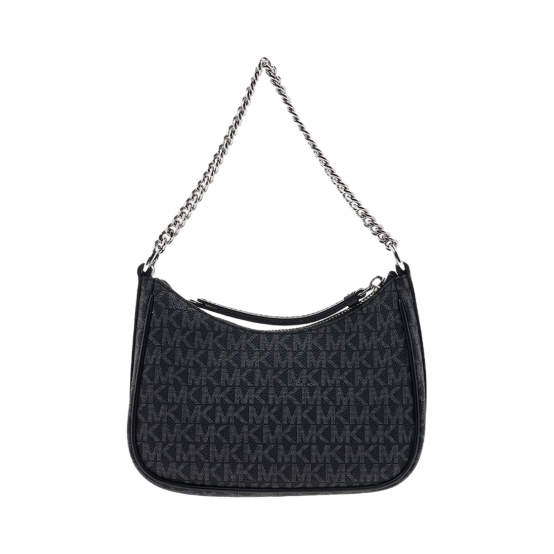 마이클 코어스 제트 세트 참 스몰 로고 포쉐트 블랙 화이트(Michael Kors Jet Set Charm Small Logo Pochette Black White) - 3