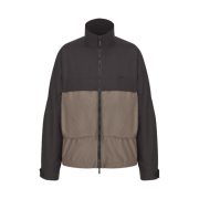 Dior Blouson Jacket Technical Silk Black Brown