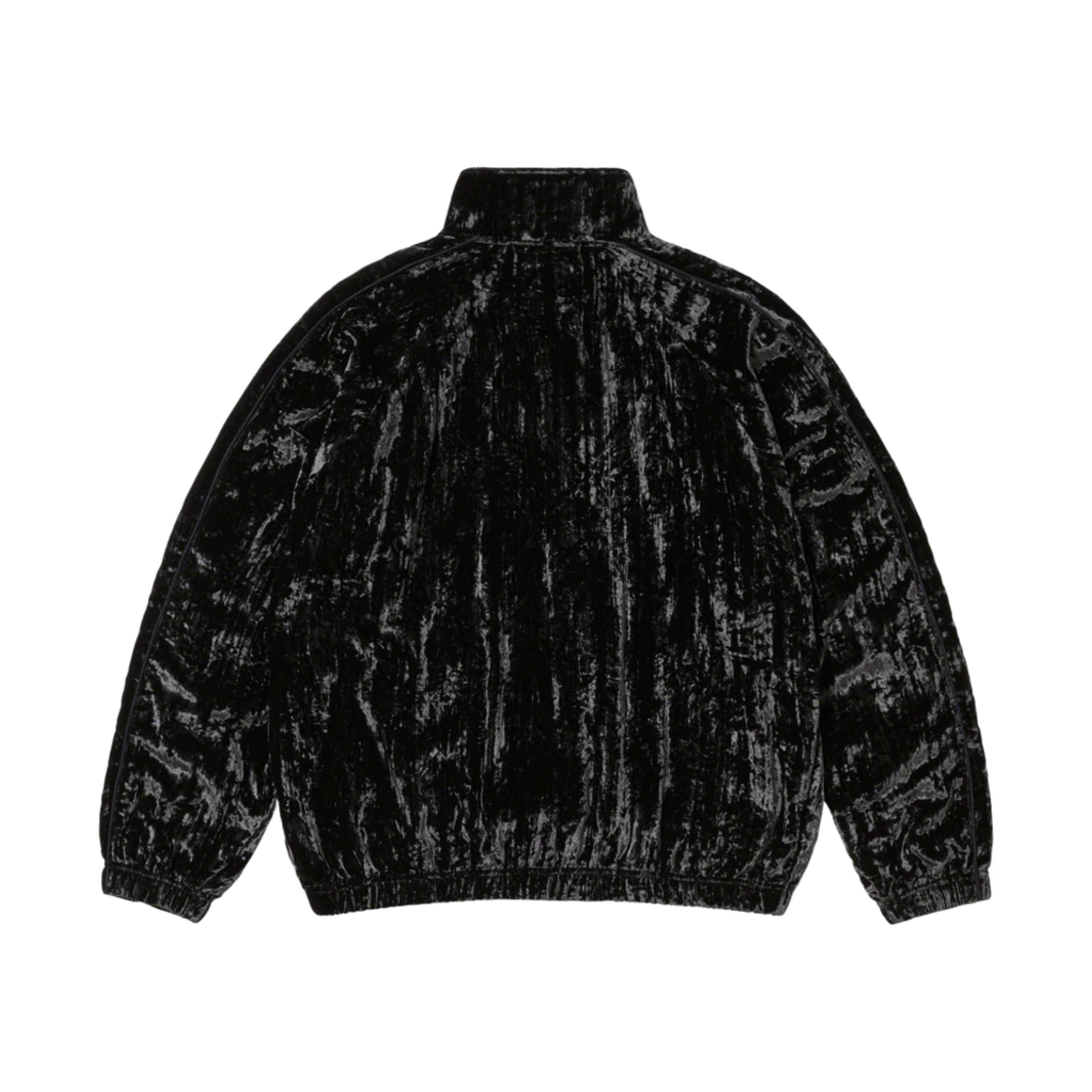 슈프림 크러쉬드 벨벳 트랙 자켓 블랙 - 23FW | Supreme | KREAM
