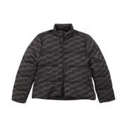 (W) Balenciaga BB Monogram C-Shape Puffer Black