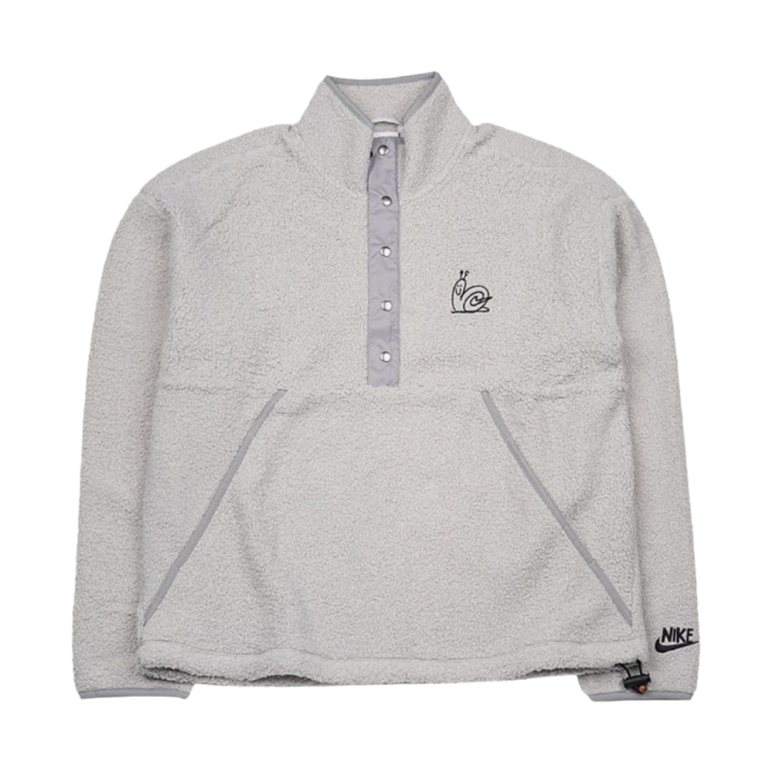 DQ4194-097 Nike NSW Lined Winterized Pullover Grey Fog - Asia