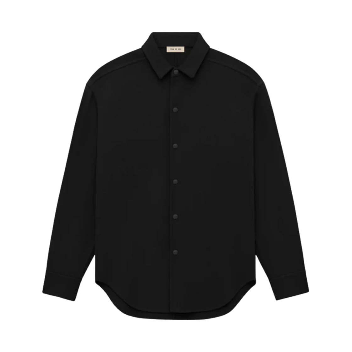 FGE230-330DWC-001 Fear of God Wool Cashmere Overshirt Black