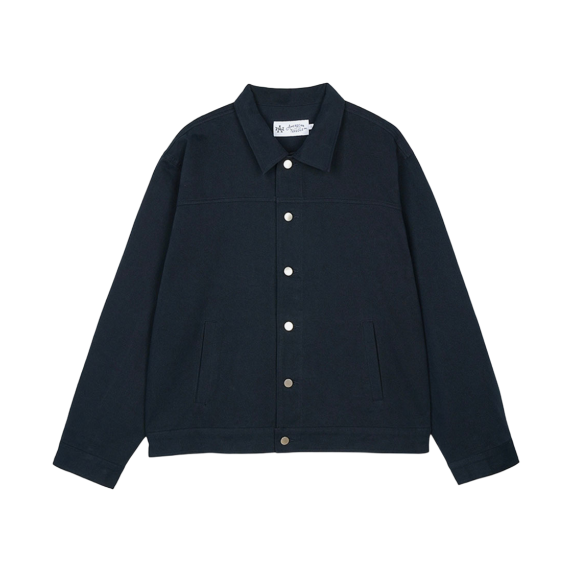 AN4FJK752NV American Needle Trucker Patch Jacket Navy