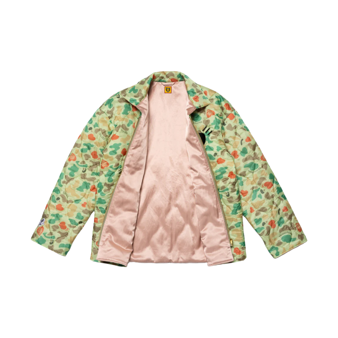 휴먼 메이드 x 베르디 걸스 돈 크라이 하트 카모 자켓 그린(Human Made x Verdy Girls Don't Cry Heart Camo Jacket Green) - 2