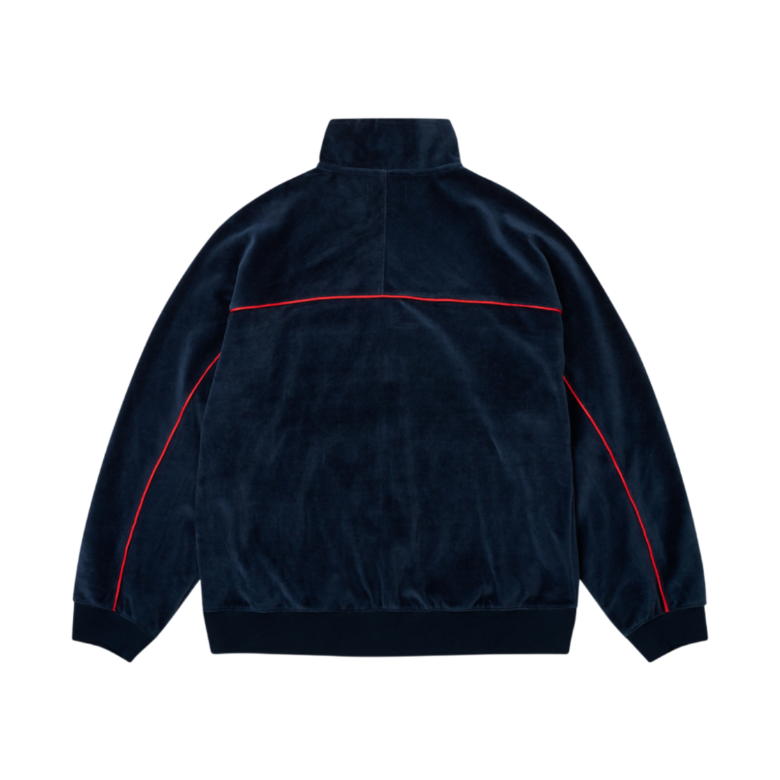 팔라스 파이프드 벨루어 퍼넬 네이비 - 25SS(Palace Piped Velour Funnel Navy - 25SS) - 2