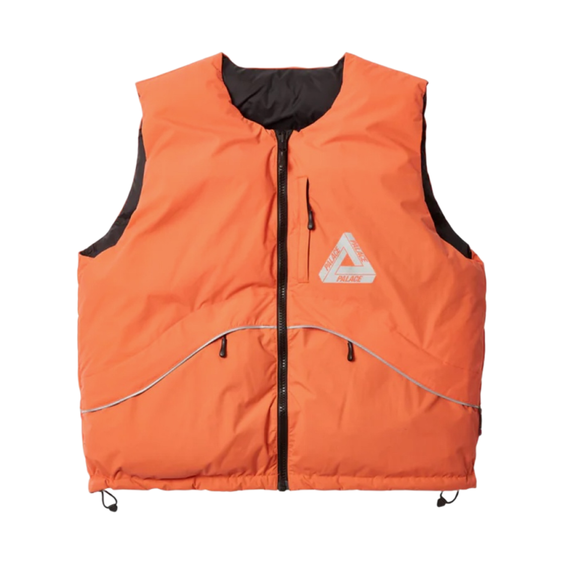 팔라스 피테크 리버서블 푸파 베스트 오렌지 - 23FW(Palace P-Tech Reversible Puffa Vest Orange - 23FW) - 1