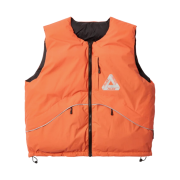 Palace P-Tech Reversible Puffa Vest Orange - 23FW