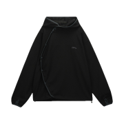 Art Of Field Side Snap Jersey Hooded Black