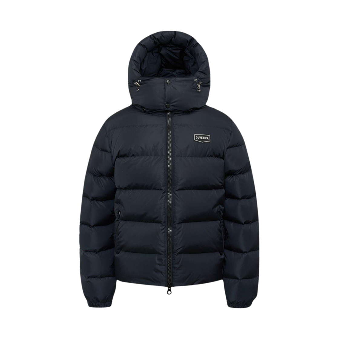 VUDJ20235-NYD Duvetica Aprica Hood Removable Weight Short Down Navy