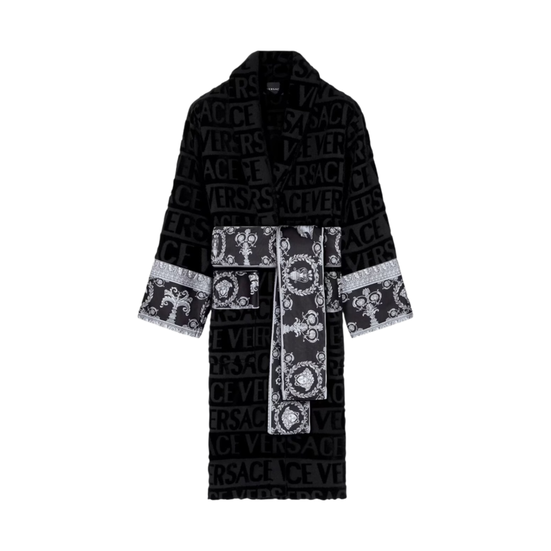 베르사체 아이 러브 바로크 베스로브 블랙(Versace I Love Baroque Bathrobe Black)