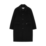 Wooyoungmi Melange Single Coat Black - 22FW