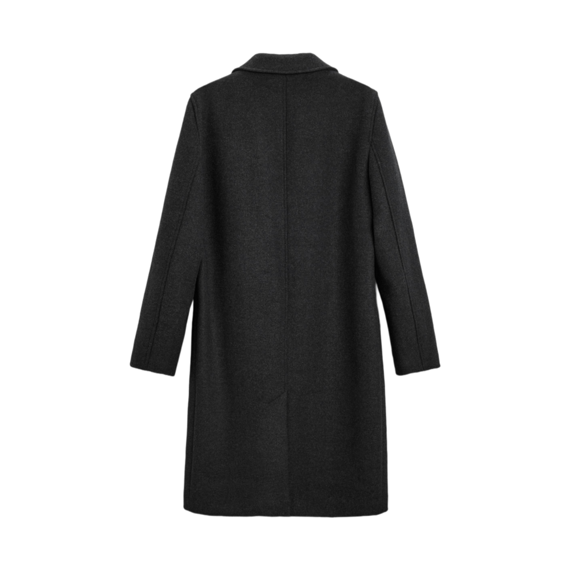 자라 헤링본 울 코트 앤트러사이트 그레이(Zara Herringbone Wool Coat Anthracite Grey) - 2