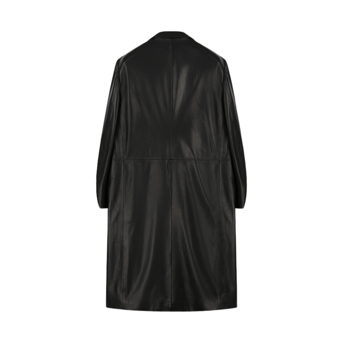 토니웩 나파 레더 더블 브레스티드 코트 블랙(Tonywack Nappa Leather Double-Breasted Coat Black) - 2