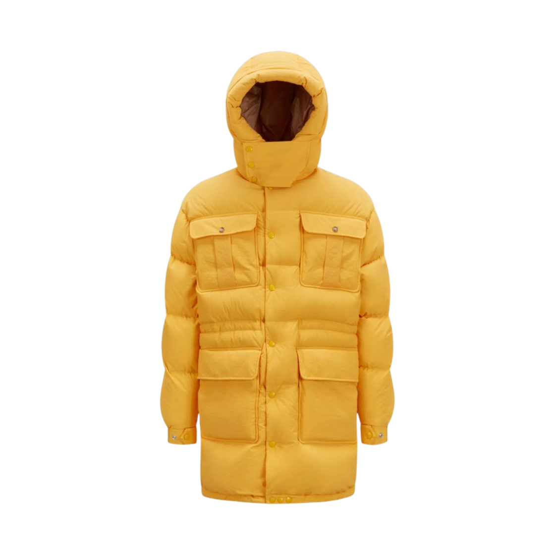 몽클레르 x 팜 엔젤스 펜타플레이크 롱 다운 자켓 옐로우 - 23FW(Moncler x Palm Angels Pentaflake Long Down Jacket Yellow - 23FW)