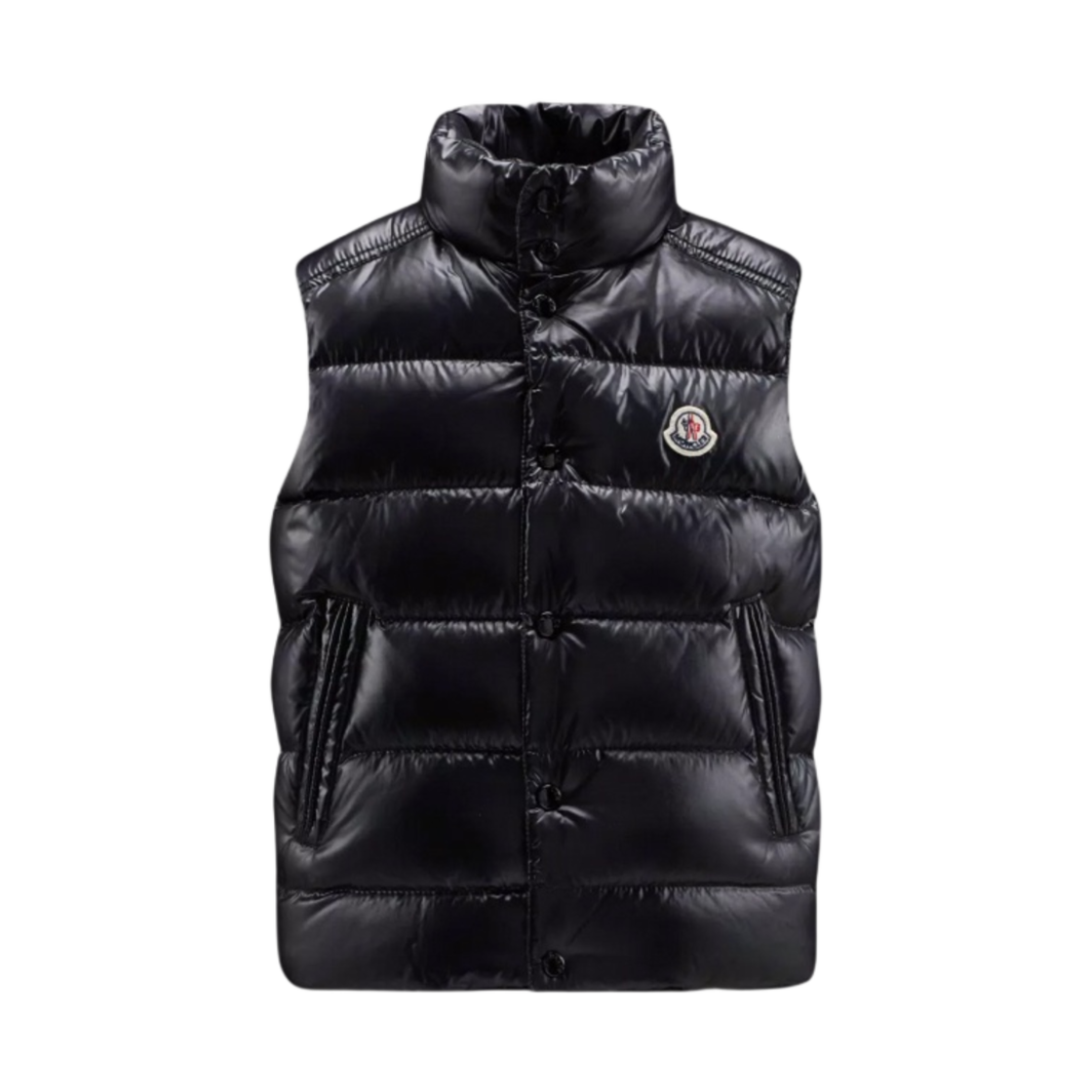 (키즈) 몽클레르 팁 다운 베스트 블랙 - 23FW