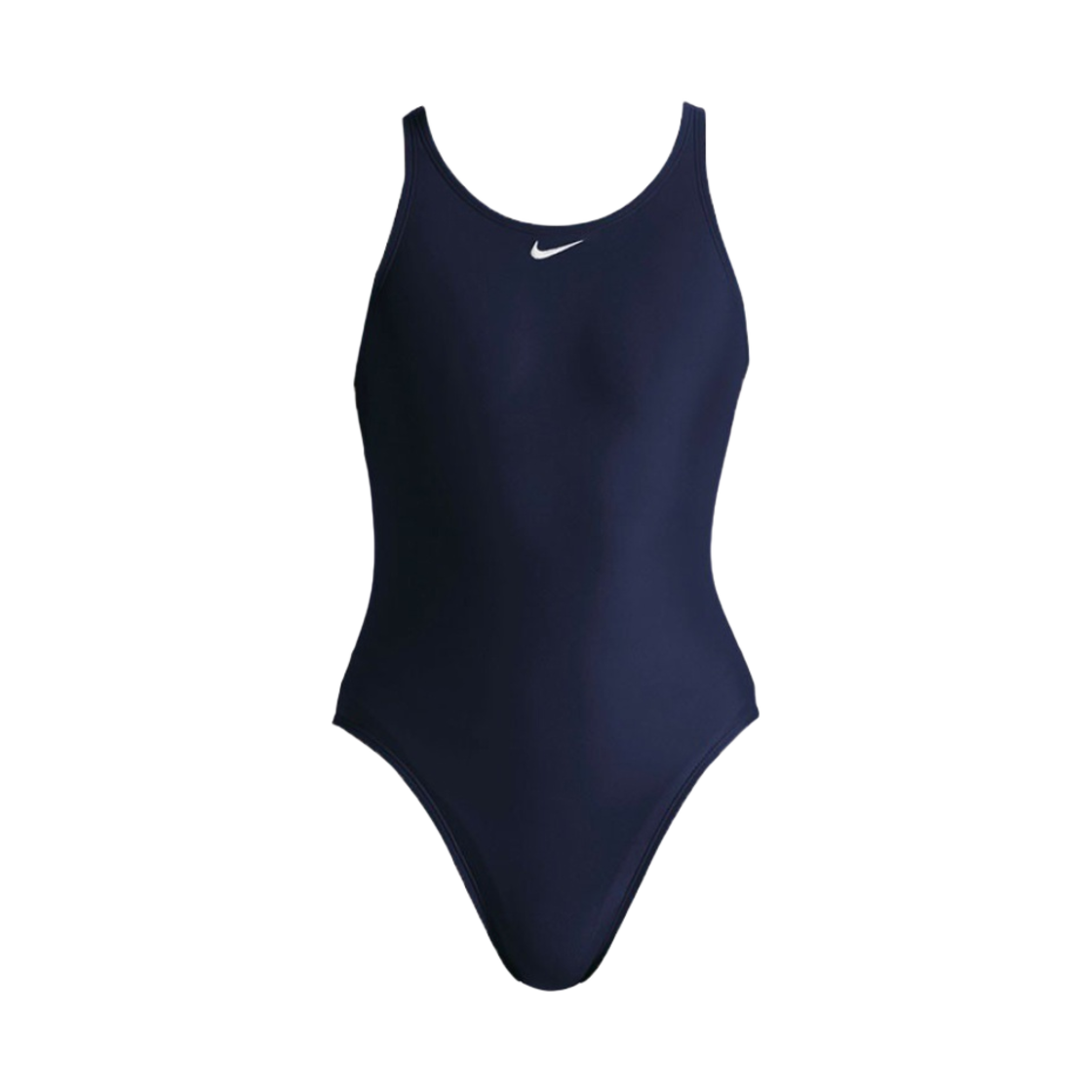 (W) 나이키 스윔 솔리드 패스트백 스윔수트 미드나잇 네이비((W) Nike Swim Solid Fast Back Swimsuit Midnight Navy) - 1