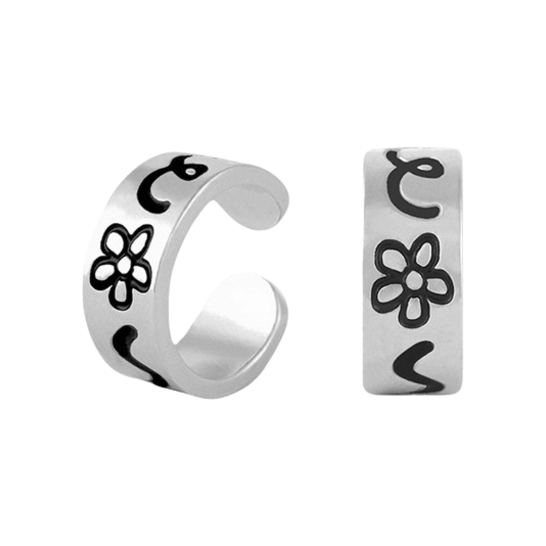イヤーカフ [NONENON] DOODLE EARCUFF(3mm) SILVER925 DOODLE EARCUFF(3mm) SILVER925 - nonenon | 60% - Asian