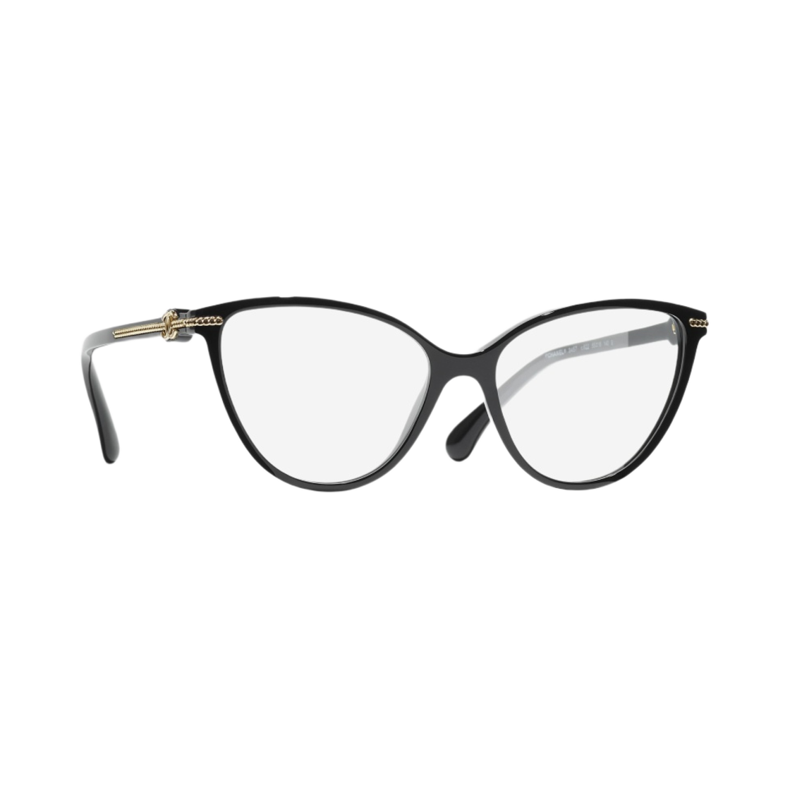 샤넬 캣아이 프레임 아세테이트 & 블랙(Chanel Cat Eye Eyeglasses Acetate & Black) - 2