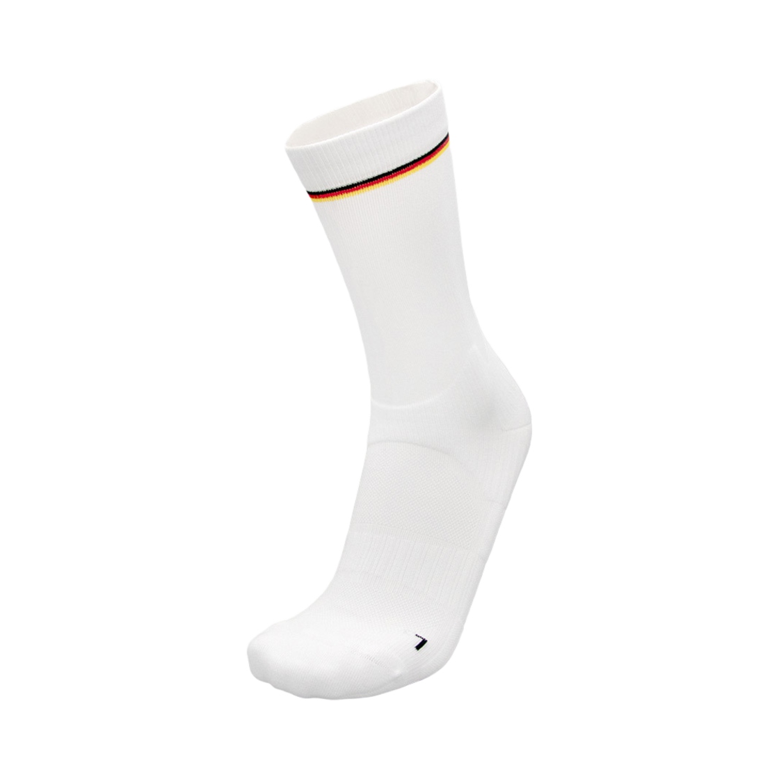 SU-CP-RUN-CREW-WH Socks Up Compression Running Crew Socks White