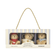 Starbucks Holiday Delight Bearista Keychain (Set of 3)