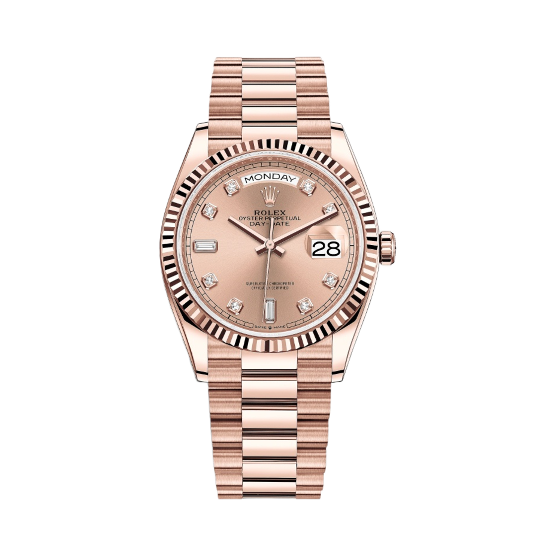 롤렉스 데이데이트 36mm 128235 로즈 다이아 셋팅 프레지던트(Rolex Day-Date 36mm 128235 Rose Diamond-Set President) - 1