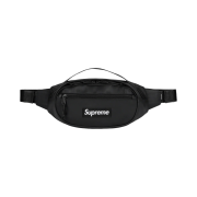 Supreme Leather Waist Bag Black - 23FW