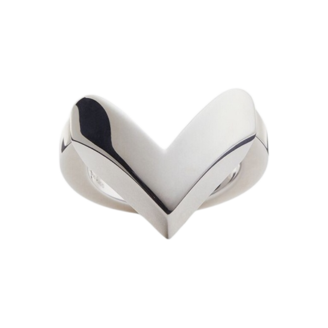 708255V50708117 Bottega Veneta Point Ring Silver - 대표 이미지 #1