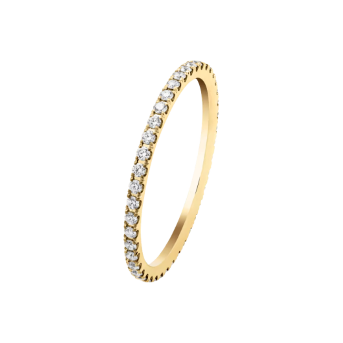 반 클리프 & 아펠 펠리시테 웨딩 밴드 1.25mm 18K 옐로우 골드 다이아몬드(Van Cleef & Arpels Felicite Wedding Band 1.25mm 18K Yellow Gold Diamond) - 1