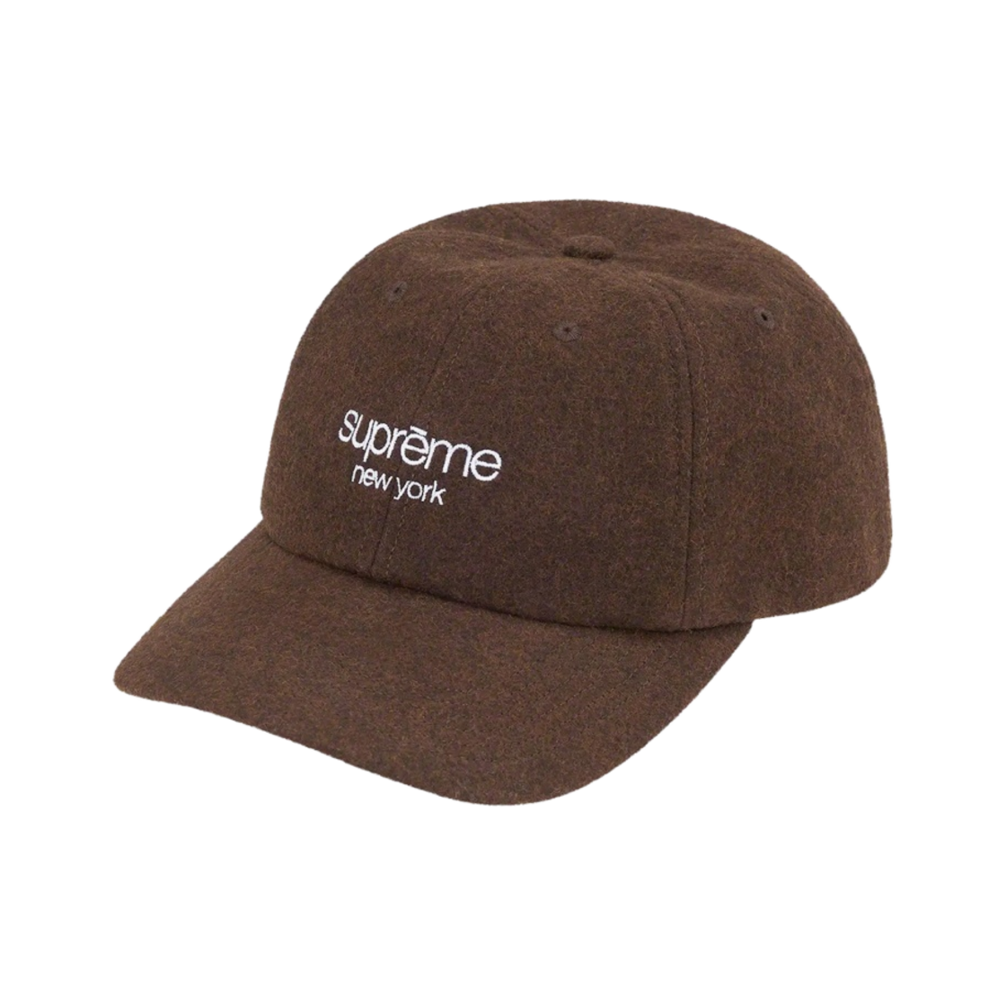 슈프림 왁스드 울 6-패널 캡 브라운 - 22FW(Supreme Waxed Wool 6-Panel Brown - 22FW) - 1
