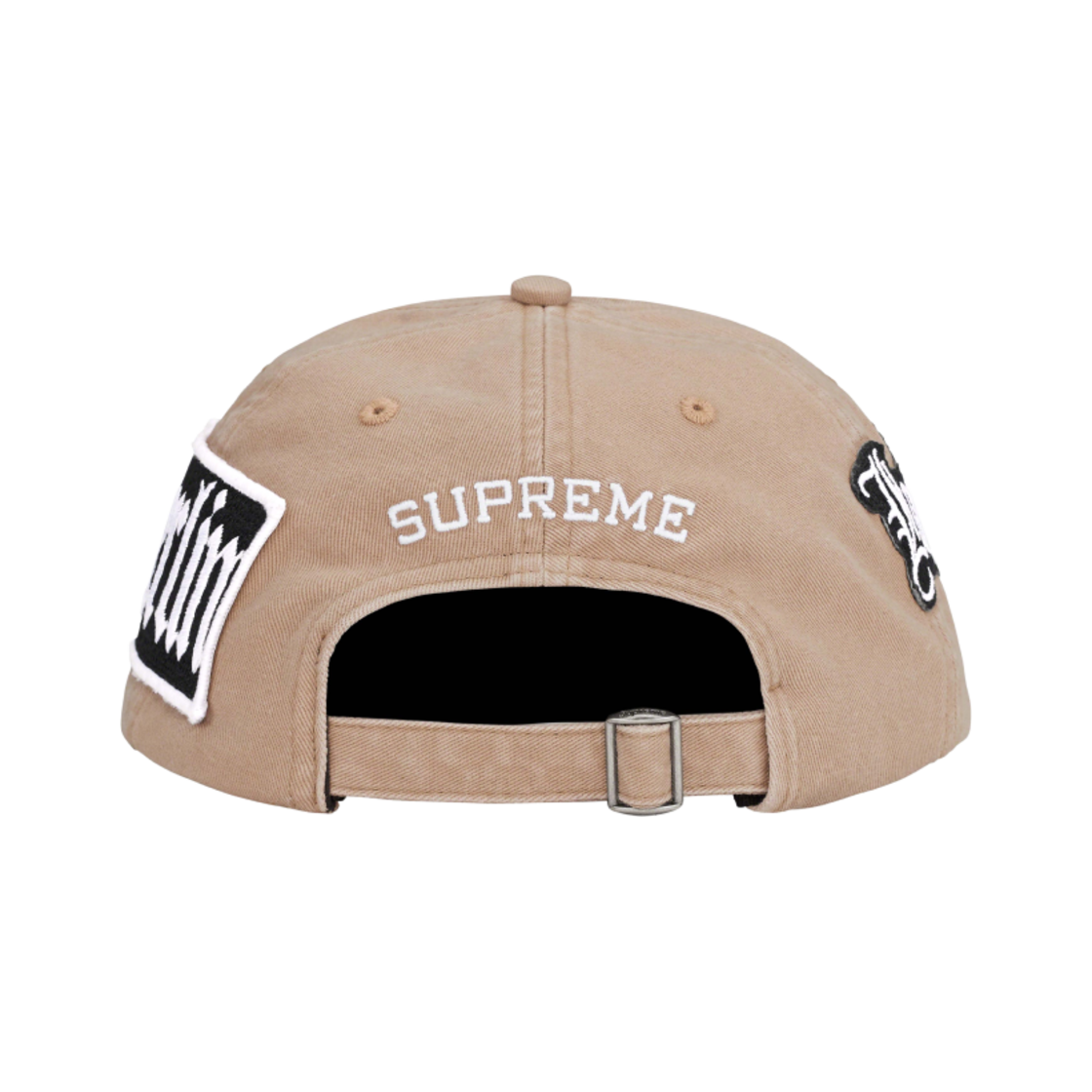 슈프림 시티 패치 6-패널 카키 - 23SS(Supreme City Patches 6-Panel Khaki - 23SS) - 4