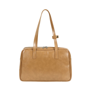Fillintheblank Trapezoid Shoulder Bag Camel