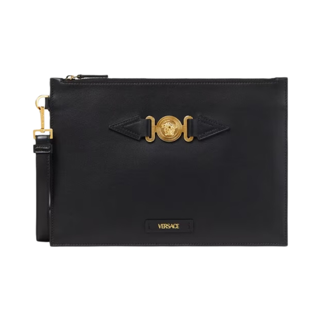 베르사체 메두사 비기 파우치 블랙 골드(Versace Medusa Biggie Pouch Black Gold) - 1