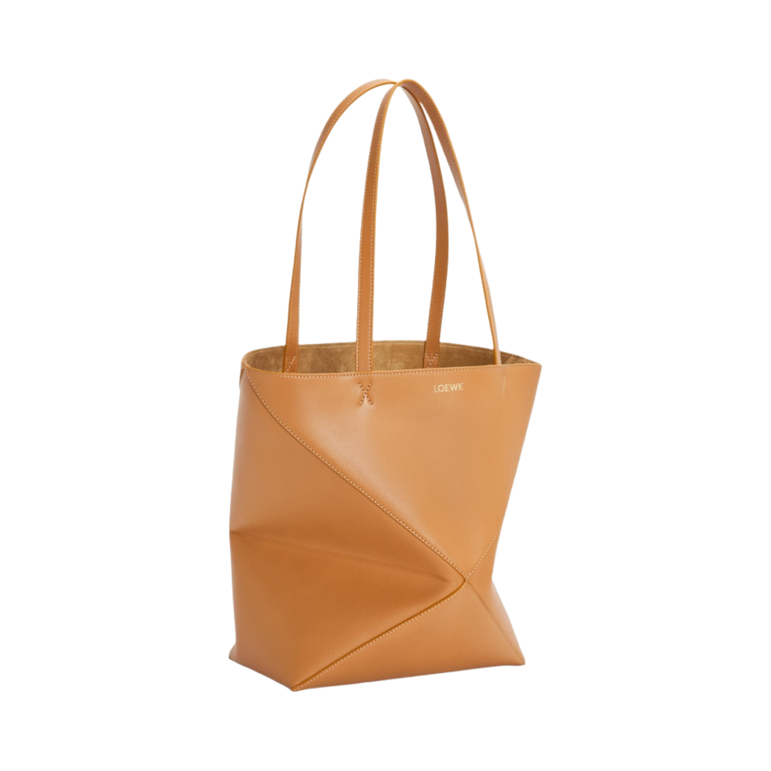 로에베 퍼즐 폴드 토트백 샤이니 카프스킨 웜 데저트(Loewe Puzzle Fold Tote Bag in Shiny Calfskin Warm Desert) - 2
