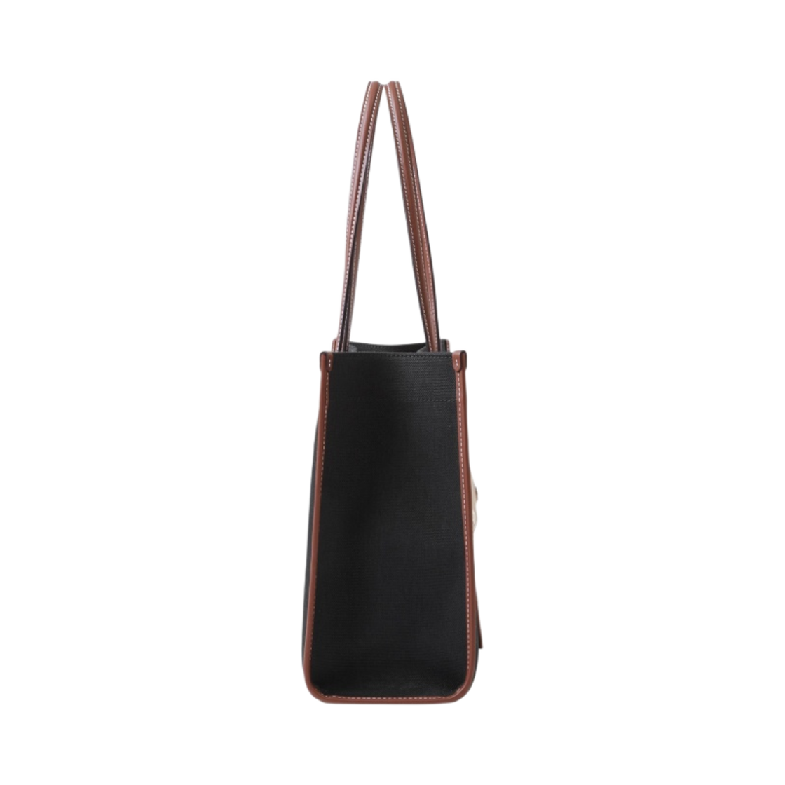 버버리 스몰 프레야 토트백 블랙 탄(Burberry Small Freya Tote Black Tan) - 2