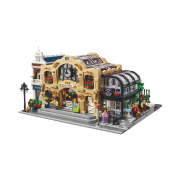 Lego Brick Cross Train Station