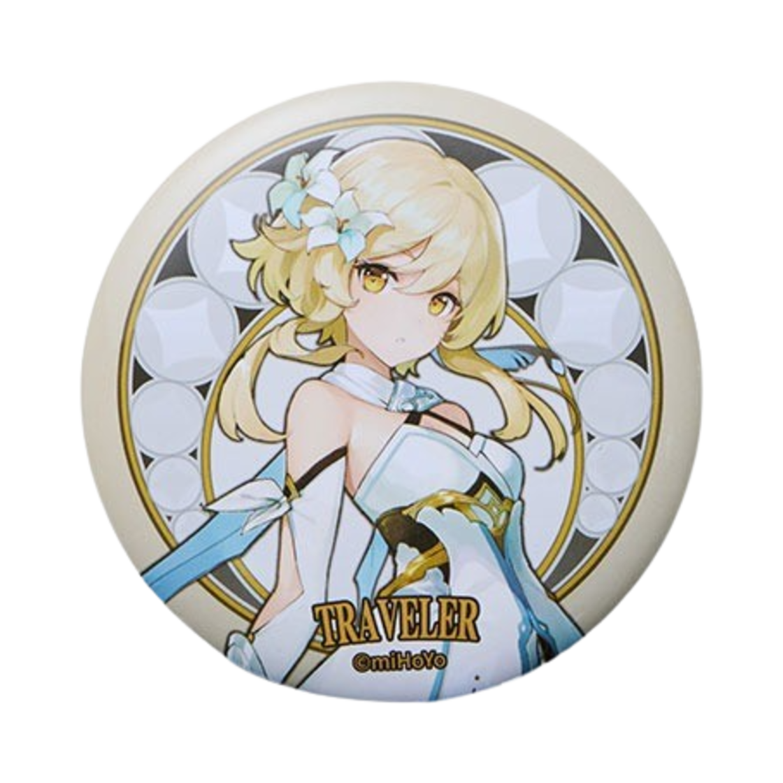 6972957482663 Genshin Badge Traveler Theme Traveler Lumine
