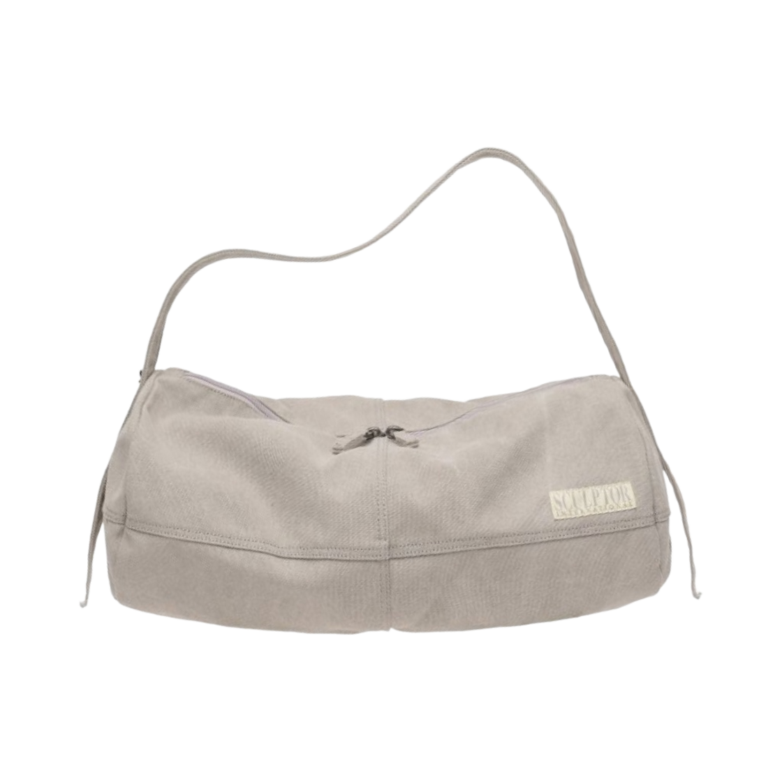 CR23S501GY Sculptor Vintage Canvas Duffel Bag Pale Gray