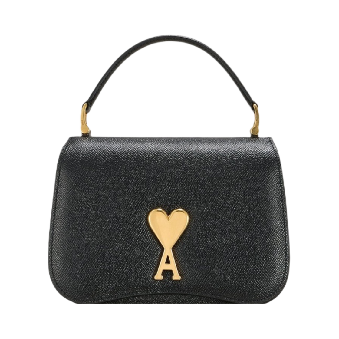 아미 미니 파리 파리 백 블랙(AMI Mini Paris Paris Bag Black)