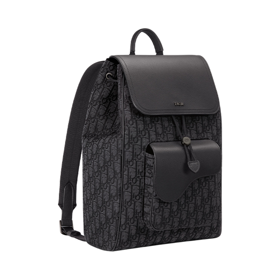 디올 새들 백팩 블랙(Dior Saddle Backpack Black) - 2