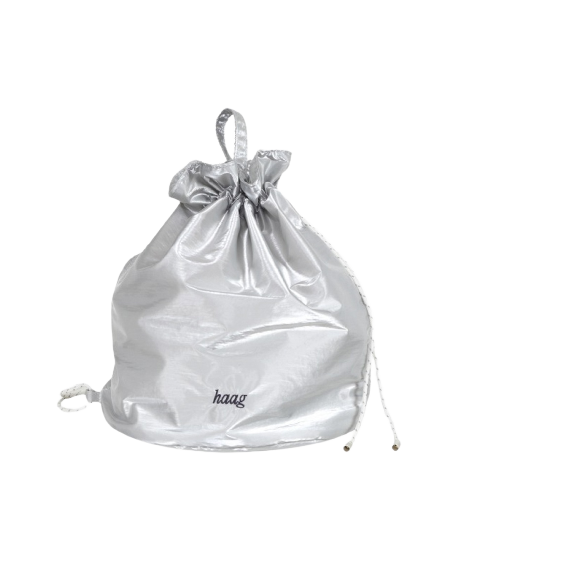 헤이그 글로시 백 점보 실버(Haag A Glossy Bag Jumbo Silver)