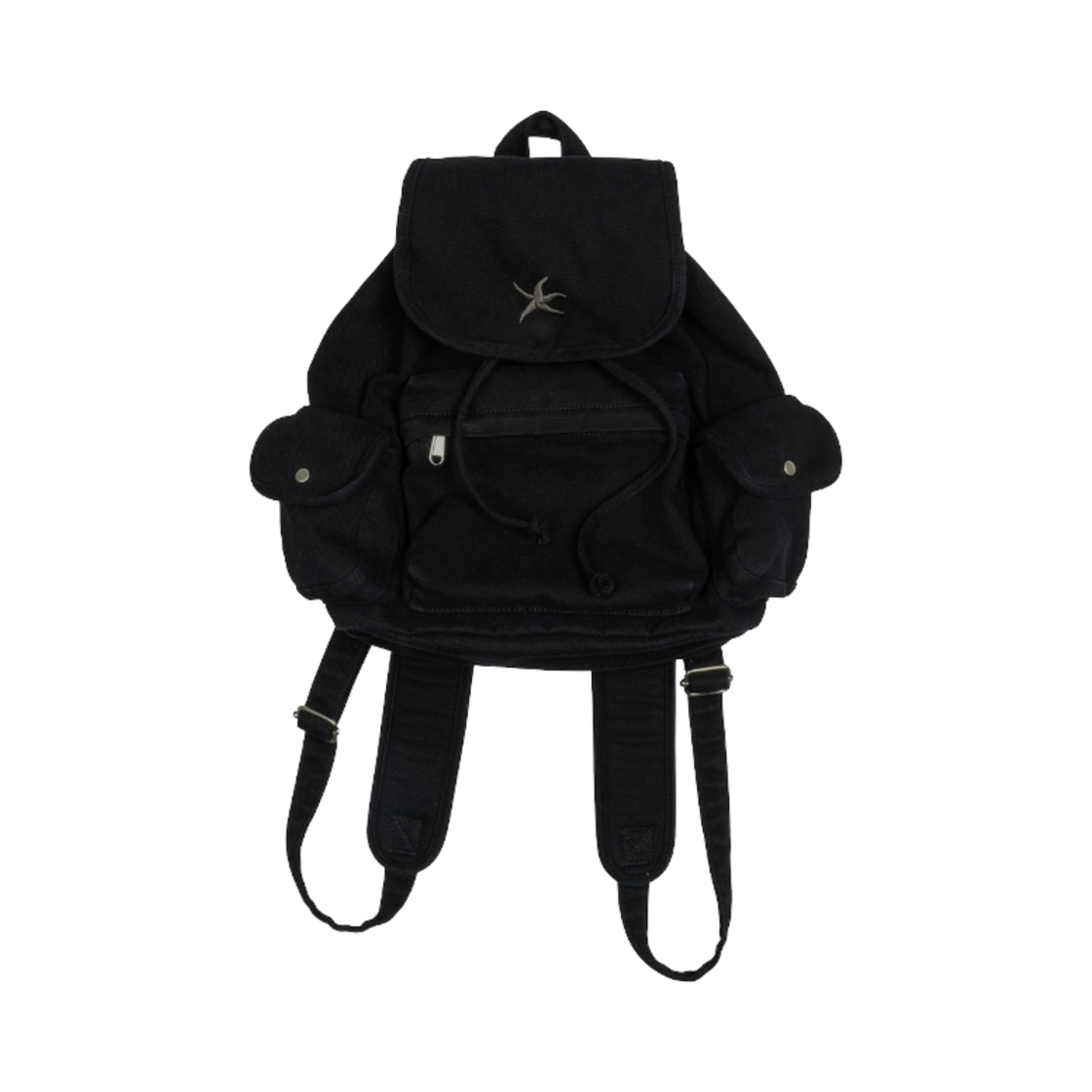 - The Coldest Moment Starfish Denim Backpack Black