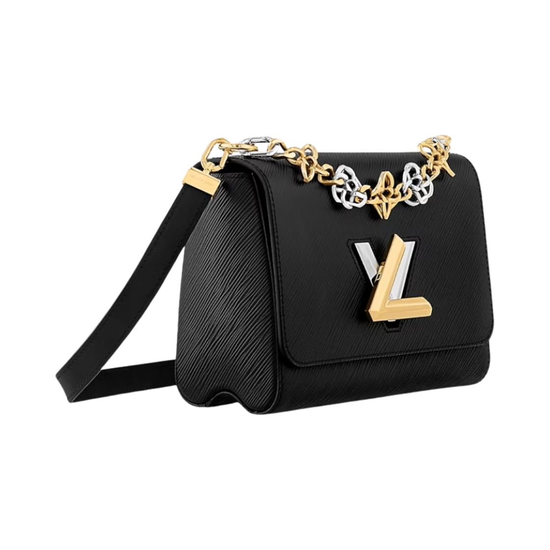 M22773 Louis Vuitton Twist MM Epi Black - #2