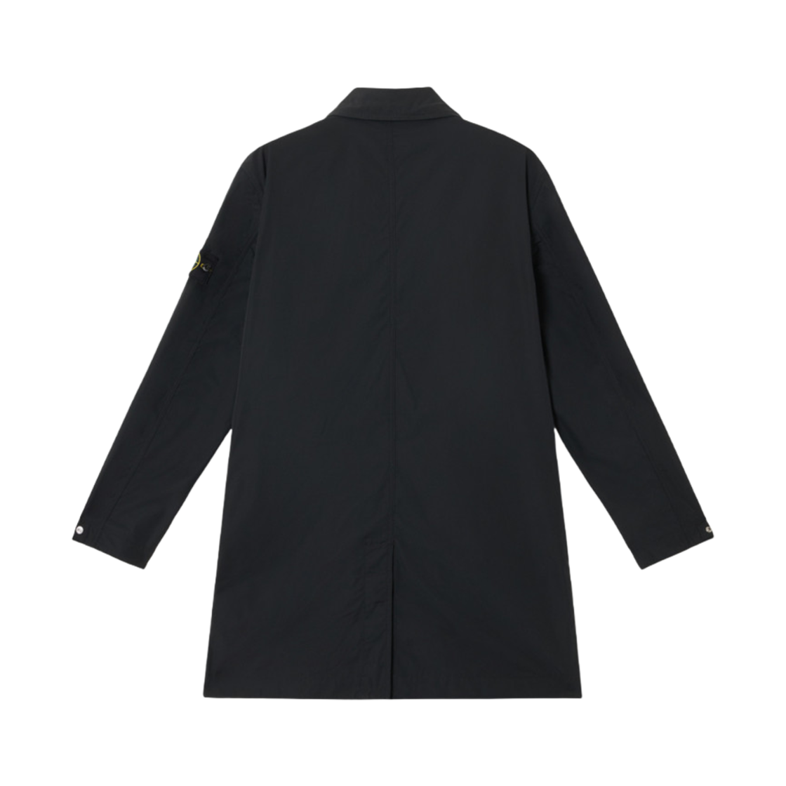 스톤 아일랜드 7100009 마이크로 트윌 소프트 트렌치 코트 안티 드롭 블랙 - 25SS(Stone Island 7100009 Micro Twill Soft Trench Coat with Anti-Drop Black - 25SS) - 2