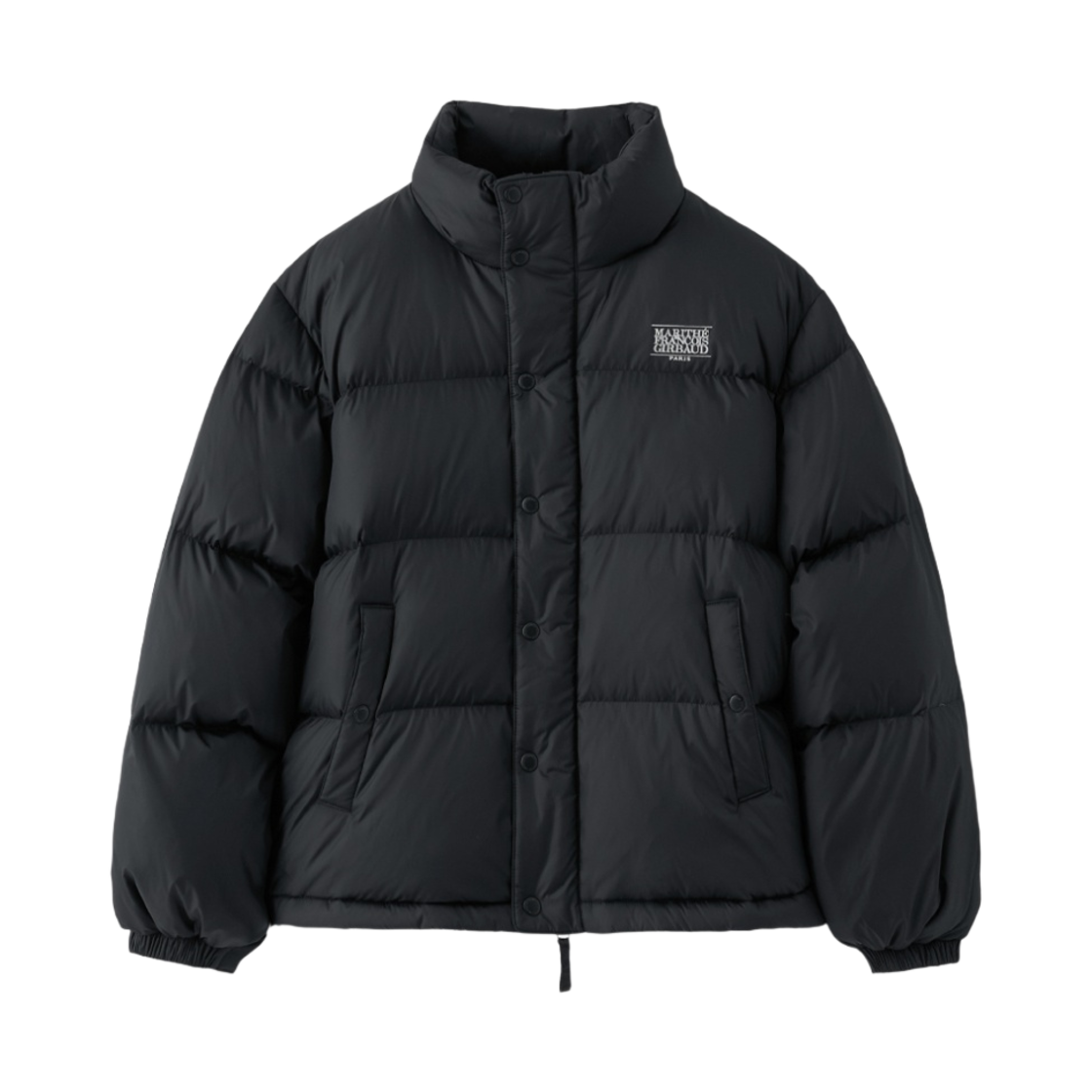 1MG23FDW101 Marithe Francois Girbaud Classic Logo Duck Down Puffer Black