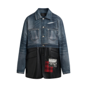 Zara x Andersson Bell Denim Combo Jumper Medium Blue