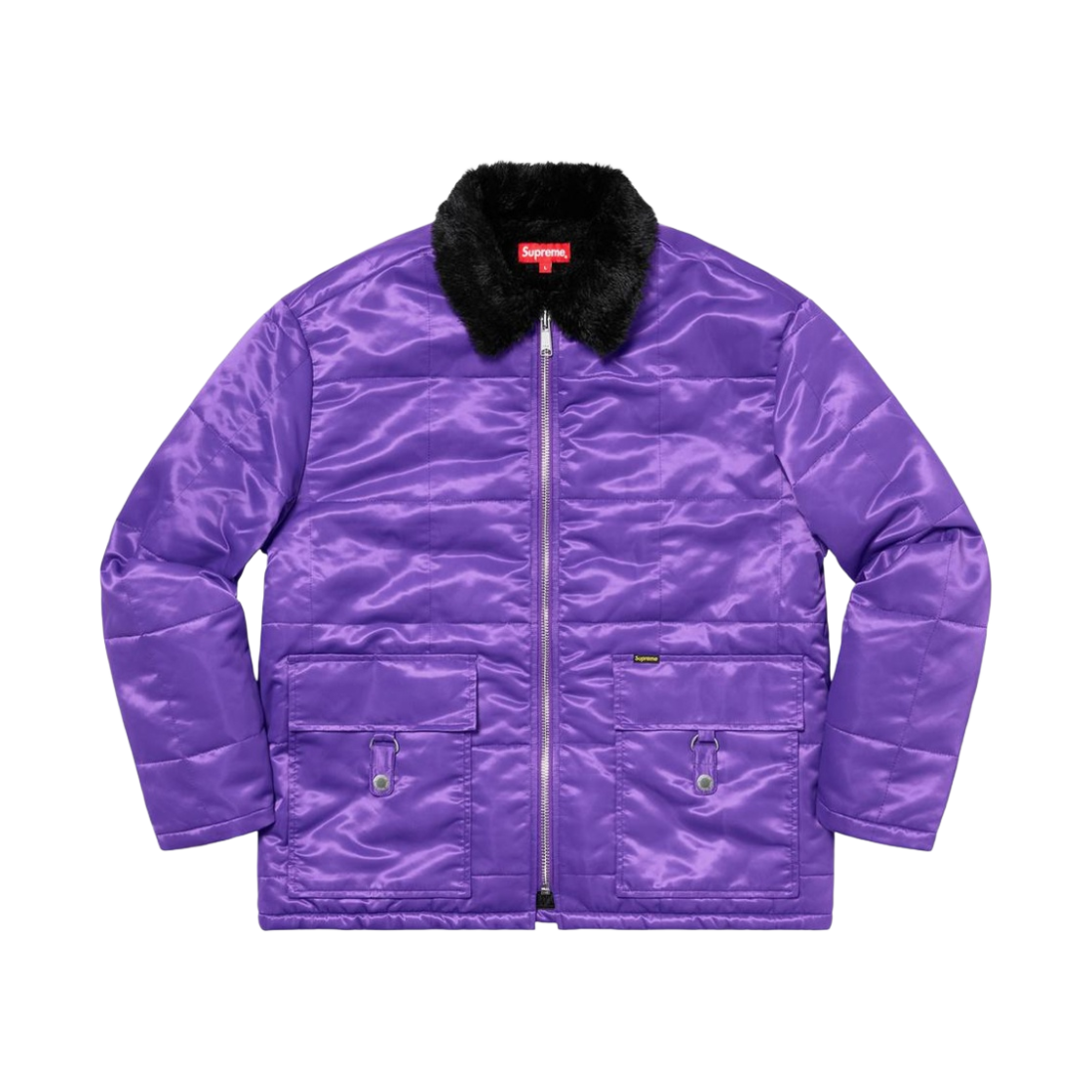 슈프림 퀼티드 코듀라 라인드 자켓 퍼플 - 20SS(Supreme Quilted Cordura Lined Jacket Purple - 20SS) - 1