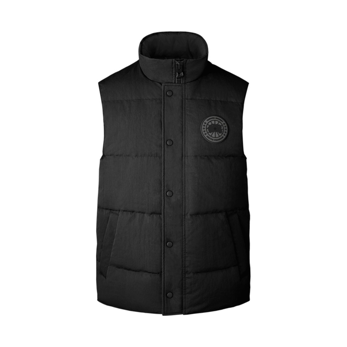 캐나다 구스 가슨 베스트 크링클 코튼 블랙(Canada Goose Garson Vest Crinkle Cotton Black) - 1