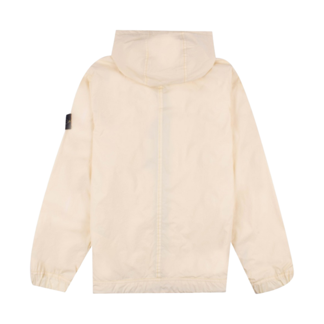 (키즈) 스톤 아일랜드 40532 스트레치 나일론 캔버스 가먼트 다이드 후드 자켓 크림 - 22SS((Kids) Stone Island 40532 Stretch Nylon Canvas Garment Dyed Hooded Jacket Cream - 22SS) - 2