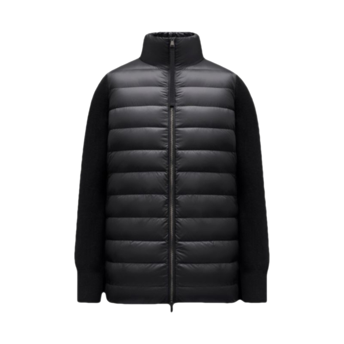 (W) 몽클레르 패딩 울 가디건 블랙 - 21FW((W) Moncler Padded Wool Cardigan Black - 21FW) - 1